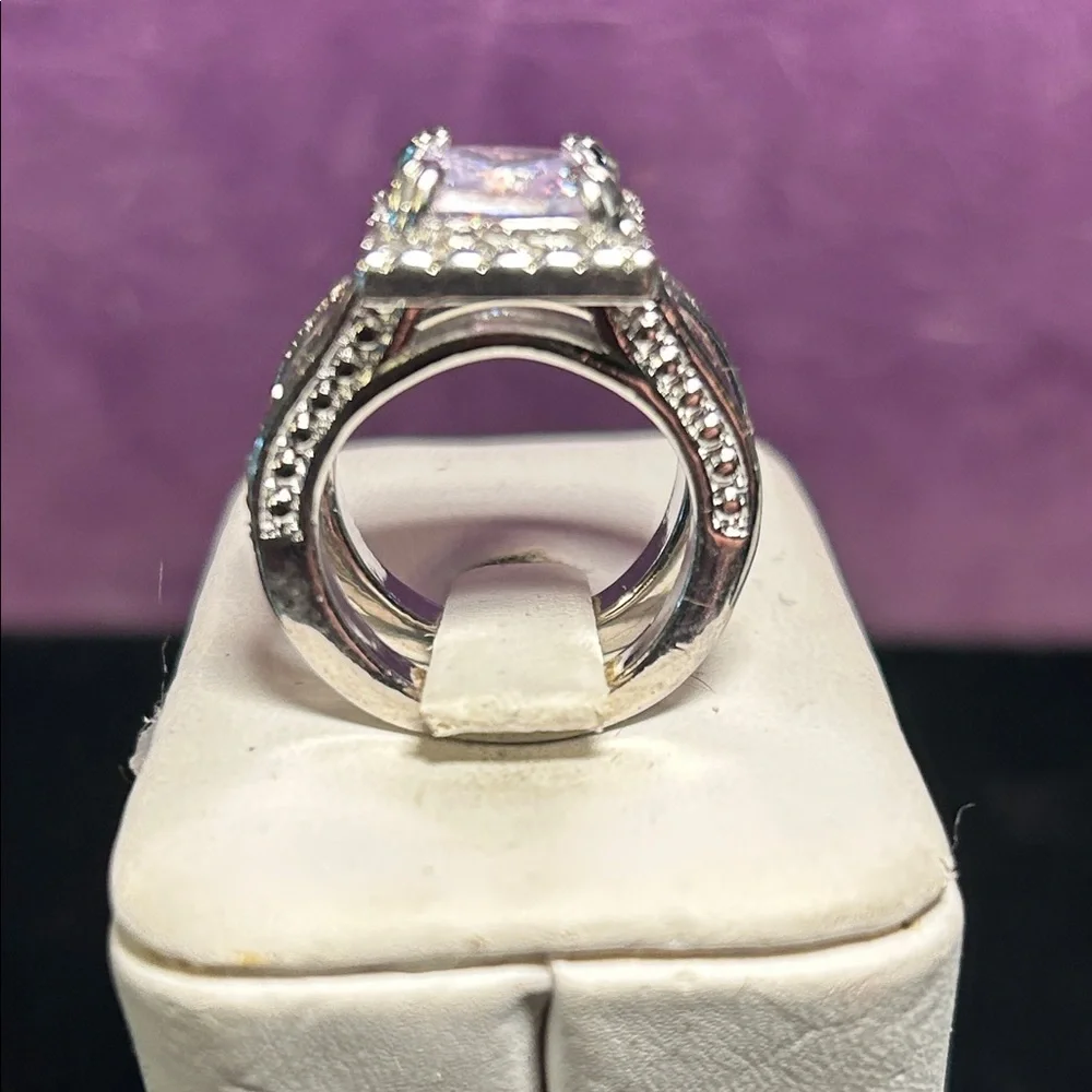 🛑UNAVAILABLE🛑 Elegant Silver Women's Ring Set - Picture 3 of 8